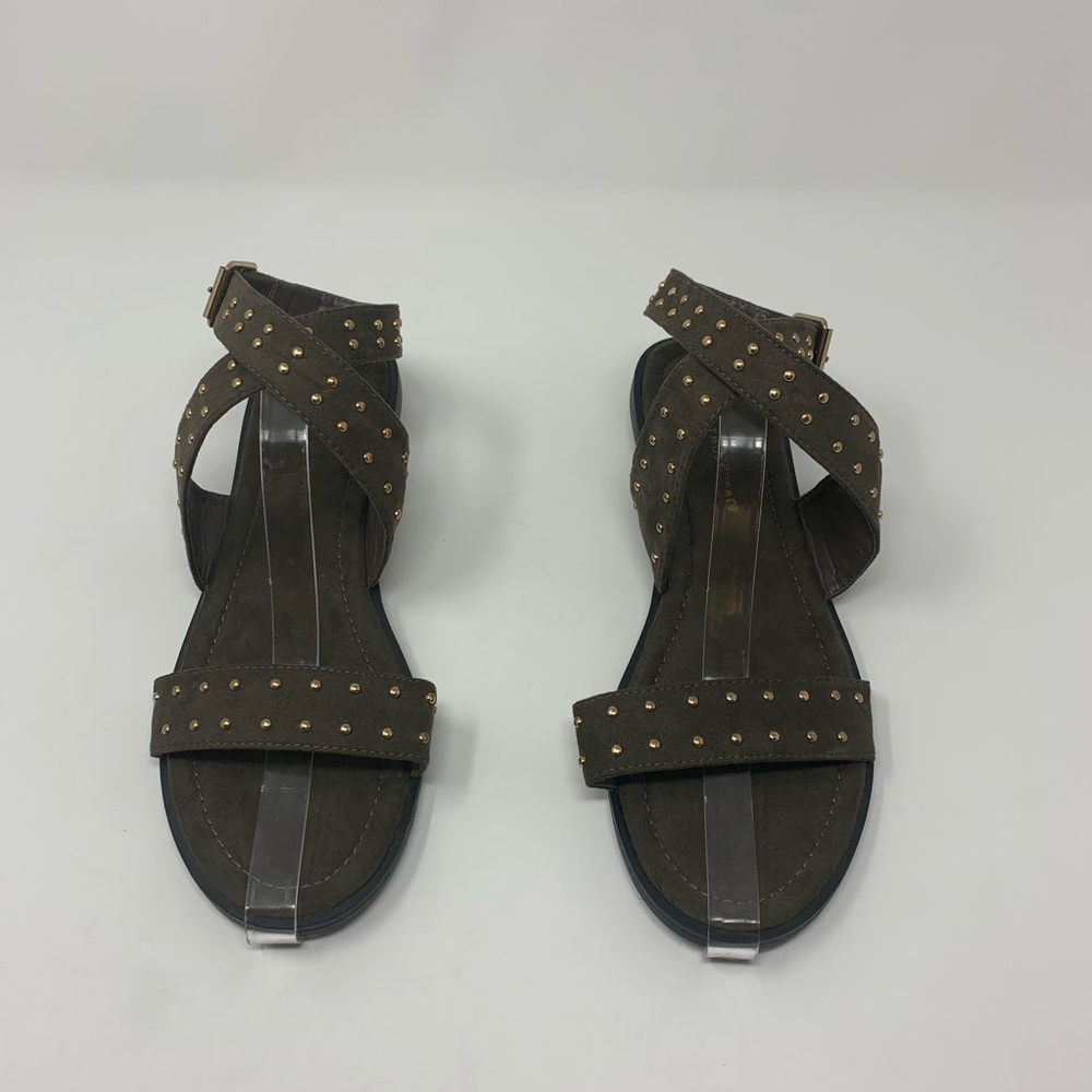 Atmosphere by Primark Stud Strap Flat Sandals Shoes Women Size 9 Summer Vacation